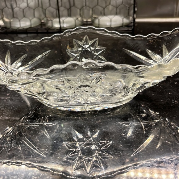 Crystal serving dish - Picture 2 of 3